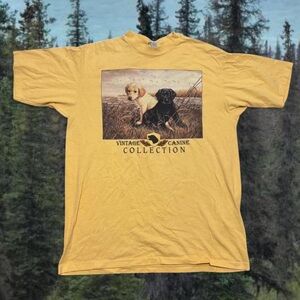 Vintage Canine Collection Yellow T-Shirt
